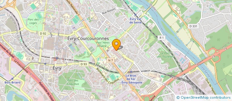 localisation de l'entreprise MADAME JULIA LAFITAU à EVRY-COURCOURONNES