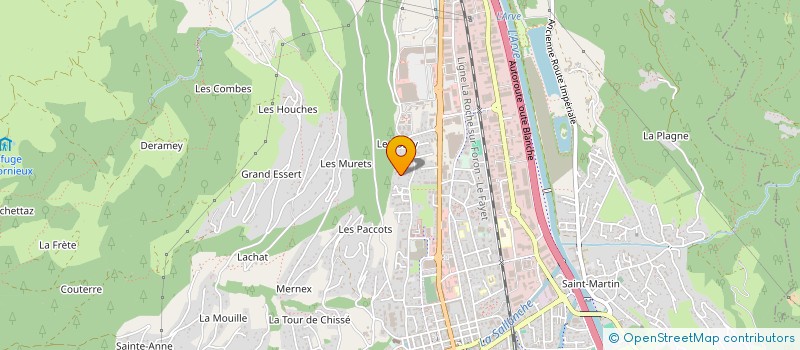 localisation de l'entreprise MADAME JULIA LAFITTE  SALLANCHES