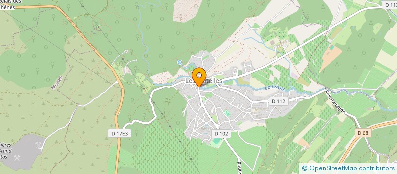 localisation de l'entreprise MADAME JULIA LARCHER  LES MATELLES