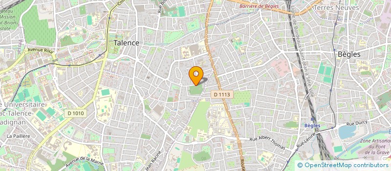 localisation de l'entreprise MADAME JULIA LASSIS  TALENCE