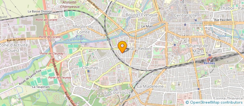 localisation de l'entreprise MADAME JULIA LEBEAU  RENNES