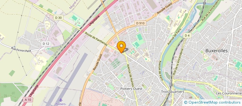 localisation de l'entreprise MADAME JULIA LEBLANC  POITIERS