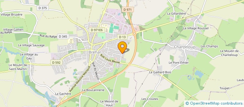 localisation de l'entreprise MADAME JULIA LECOS  DONVILLE-LES-BAINS