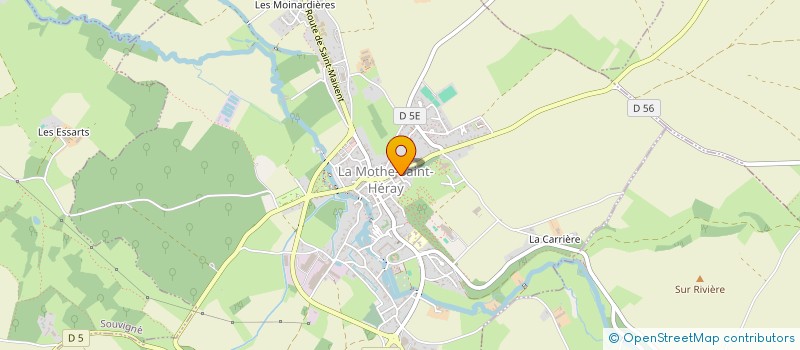 localisation de l'entreprise MADAME JULIA LEIGHTON  LA MOTHE-SAINT-HERAY