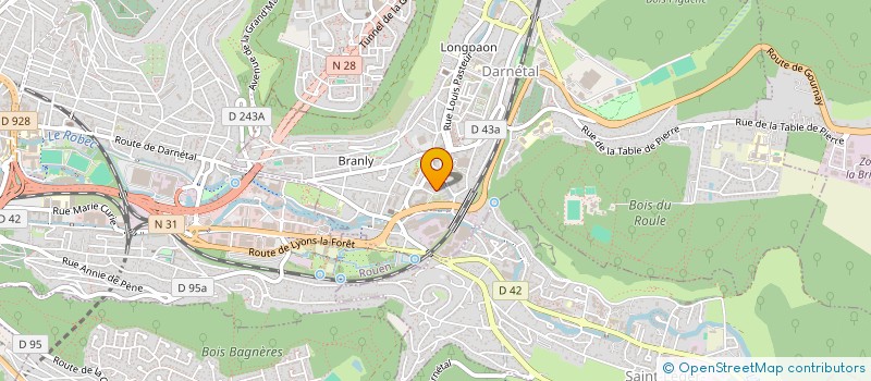 localisation de l'entreprise MADAME JULIA LEPLAT  DARNETAL