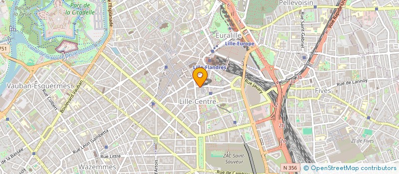 localisation de l'entreprise MADAME JULIA LEROUX  LILLE