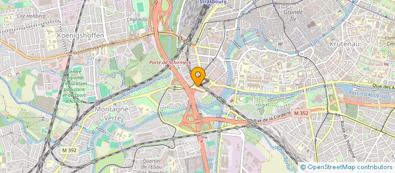 localisation de l'entreprise MADAME JULIA LORBER à STRASBOURG