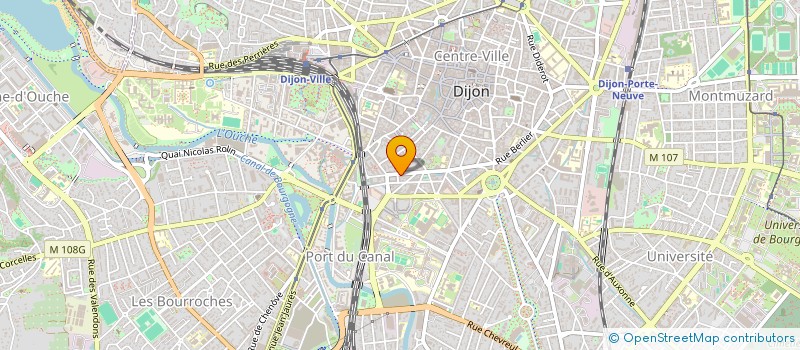 localisation de l'entreprise MADAME JULIA LORIN à DIJON