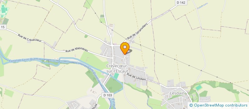 localisation de l'entreprise MADAME JULIA LOZE  CREVECUR-SUR-L'ESCAUT