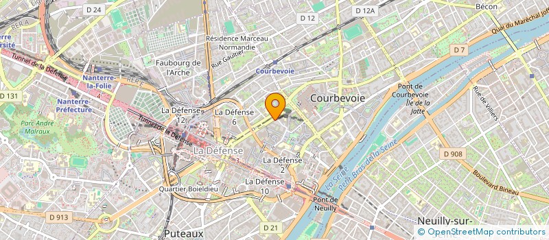 localisation de l'entreprise MADAME JULIA LUCAS à COURBEVOIE