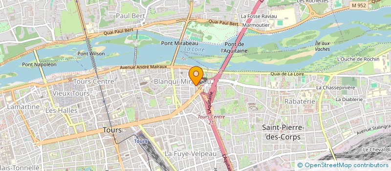 localisation de l'entreprise MADAME JULIA MARAIS  TOURS