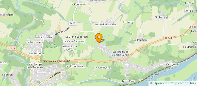 localisation de l'entreprise MADAME JULIA MARASCALCHI  VALLONS-DE-L'ERDRE