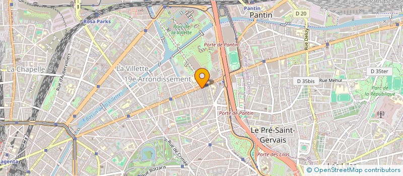 localisation de l'entreprise MADAME JULIA MARTIN  PARIS