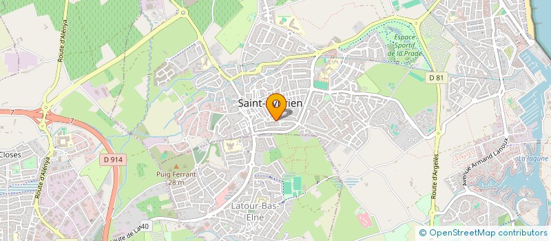 localisation de l'entreprise MADAME JULIA MARTIN  SAINT-CYPRIEN