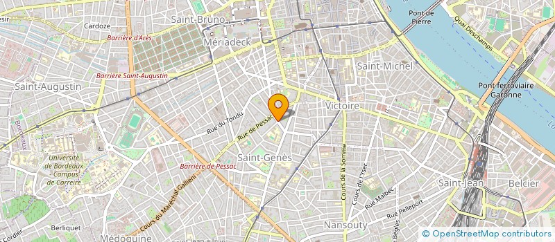 localisation de l'entreprise MADAME JULIA MARTINS  BORDEAUX