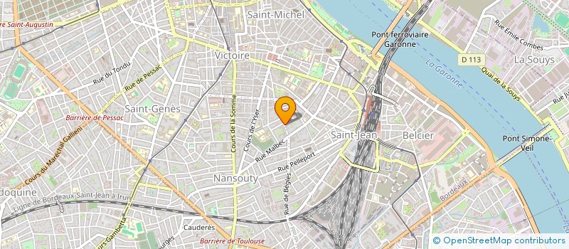 localisation de l'entreprise MADAME JULIA MARY  BORDEAUX