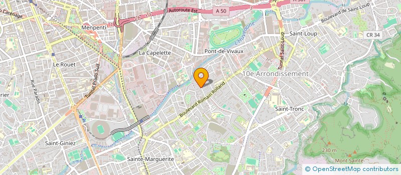 localisation de l'entreprise MADAME JULIA MASCON GUIEU  MARSEILLE