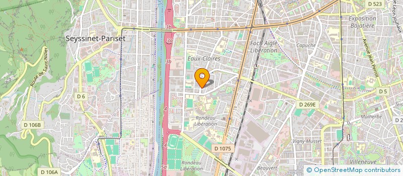 localisation de l'entreprise MADAME JULIA MASELLA  GRENOBLE