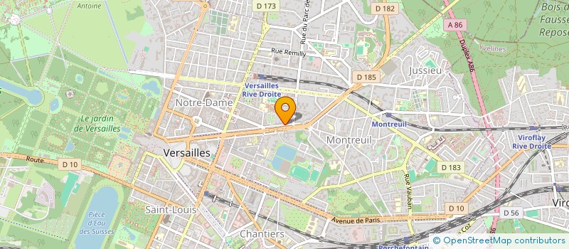 localisation de l'entreprise MADAME JULIA MAZIER à VERSAILLES