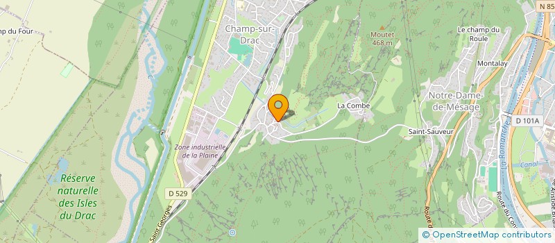 localisation de l'entreprise MADAME JULIA MAZZILLI  CHAMP-SUR-DRAC