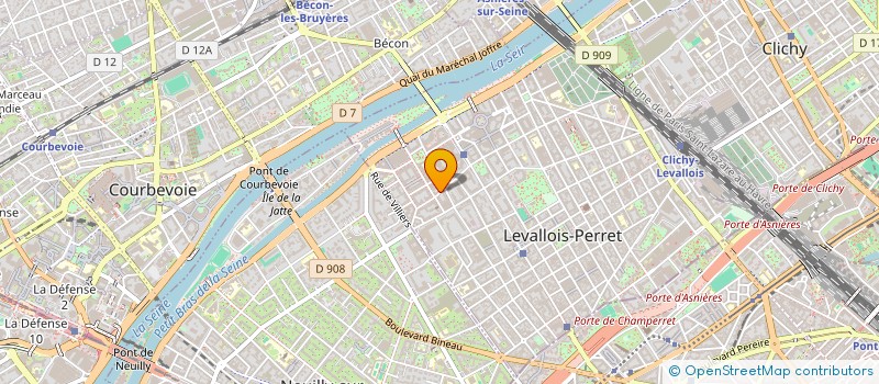 localisation de l'entreprise MADAME JULIA MERIGOT à LEVALLOIS-PERRET
