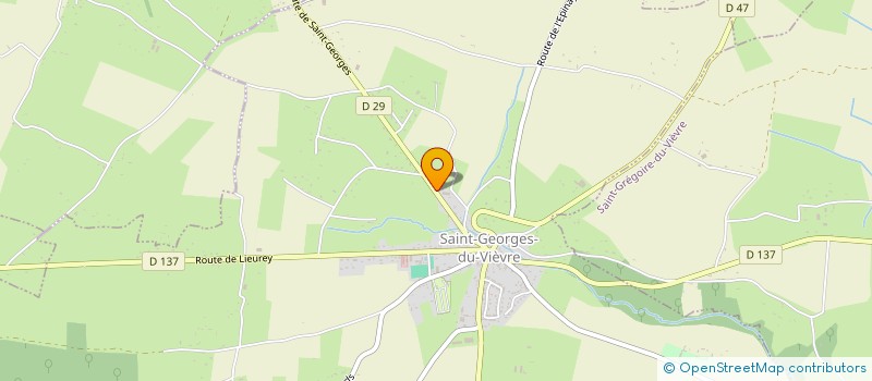 localisation de l'entreprise MADAME JULIA MIDELET  SAINT-GEORGES-DU-VIEVRE