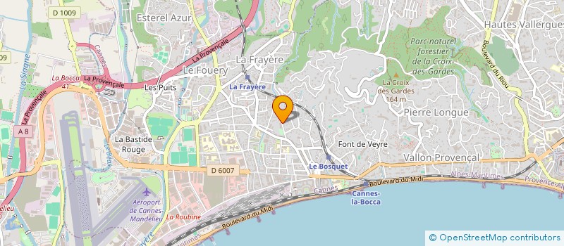 localisation de l'entreprise MADAME JULIA MIRANDA à CANNES