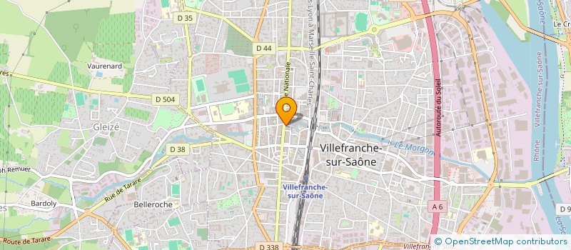 localisation de l'entreprise MADAME JULIA MONCENIX  VILLEFRANCHE-SUR-SAONE