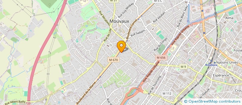 localisation de l'entreprise MADAME JULIA MOTTE à MOUVAUX