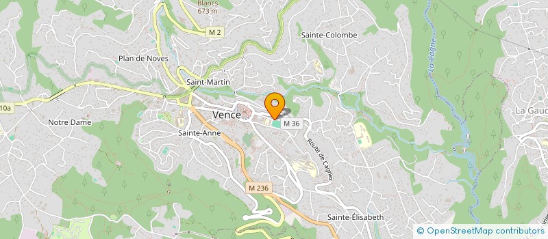 localisation de l'entreprise MADAME JULIA MOUGENOT à VENCE