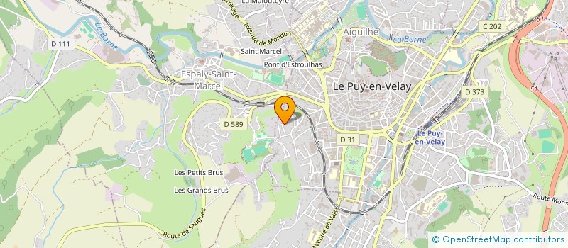 localisation de l'entreprise MADAME JULIA MOULIN à LE PUY-EN-VELAY
