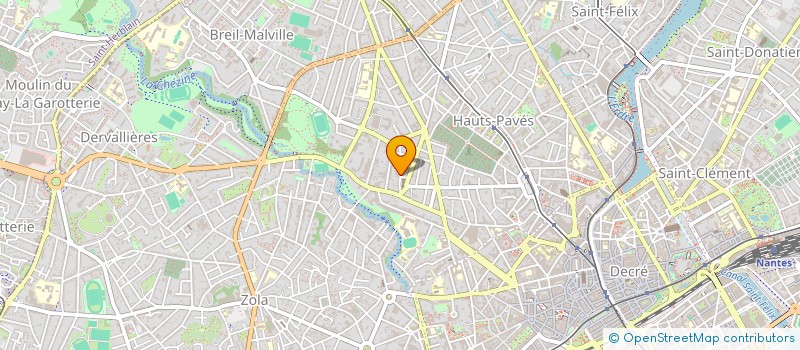localisation de l'entreprise MADAME JULIA MOUSSET à NANTES