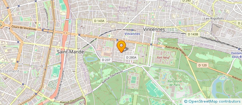 localisation de l'entreprise MADAME JULIA MSEFER à VINCENNES