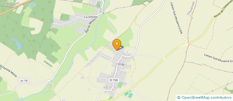 localisation de l'entreprise MADAME JULIA NAUDOT  CHEVANNES