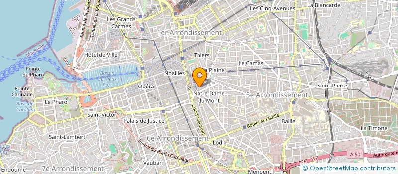 localisation de l'entreprise MADAME JULIA NELLEC à MARSEILLE