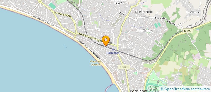 localisation de l'entreprise MADAME JULIA NICAULT à LA BAULE-ESCOUBLAC