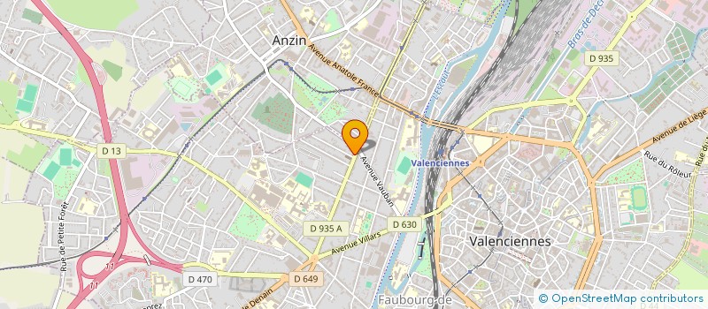 localisation de l'entreprise MADAME JULIA NIKISHINA à VALENCIENNES