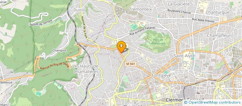 localisation de l'entreprise MADAME JULIA NOEL  CLERMONT-FERRAND