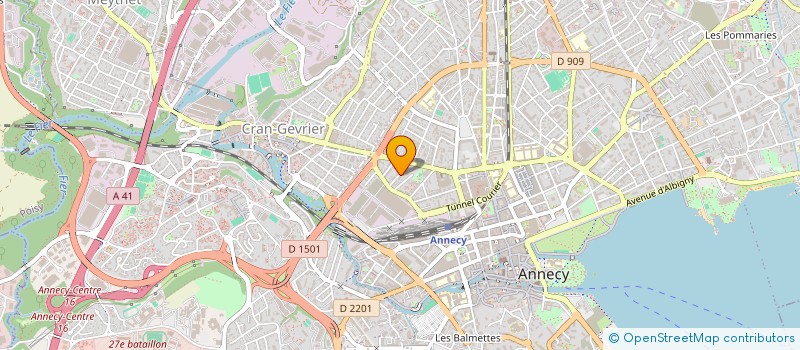 localisation de l'entreprise MADAME JULIA OLIVIERI à ANNECY