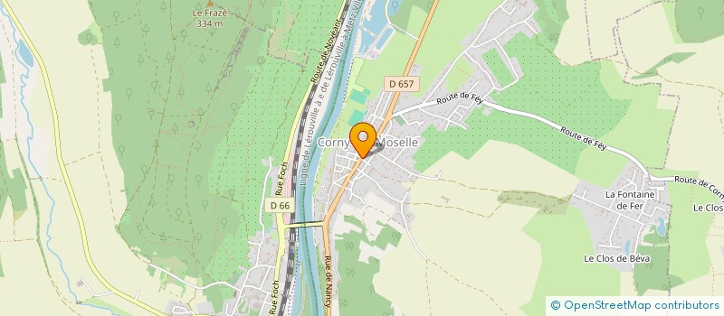 localisation de l'entreprise MADAME JULIA ONISTO  CORNY-SUR-MOSELLE