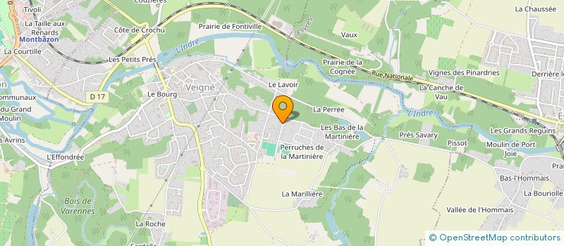 localisation de l'entreprise MADAME JULIA PAINEAU  VEIGNE