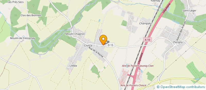 localisation de l'entreprise MADAME JULIA PAOLI  JAUNAY-MARIGNY