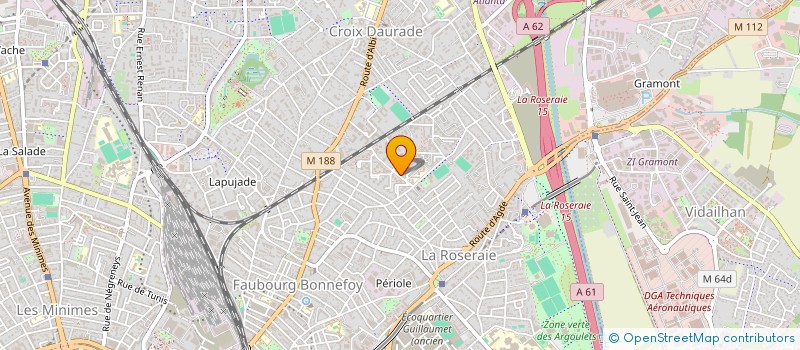 localisation de l'entreprise MADAME JULIA PAREY à TOULOUSE