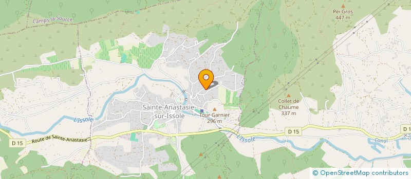 localisation de l'entreprise MADAME JULIA PELLENC  SAINTE-ANASTASIE-SUR-ISSOLE