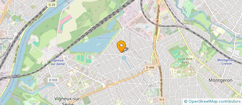 localisation de l'entreprise MADAME JULIA PEROTTI  VIGNEUX-SUR-SEINE