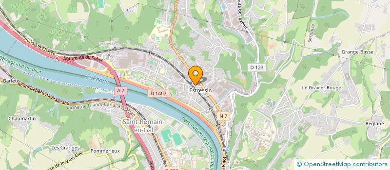 localisation de l'entreprise MADAME JULIA PERRAUD à VIENNE