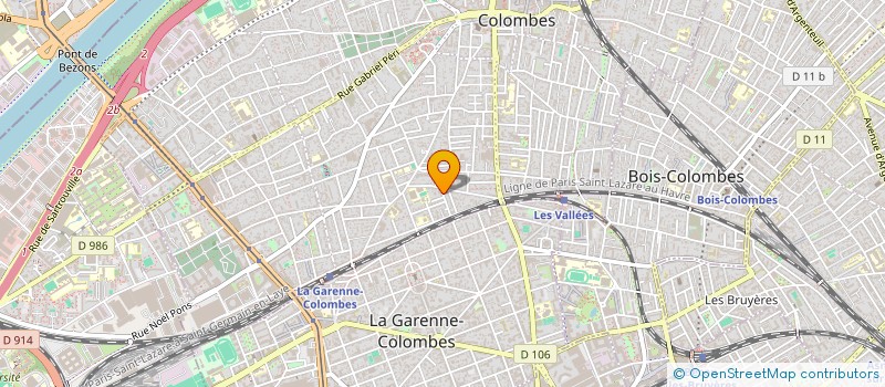 localisation de l'entreprise MADAME JULIA PERSSON  COLOMBES