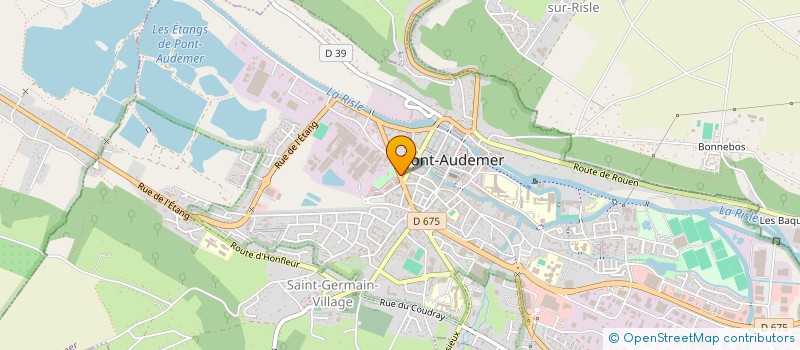 localisation de l'entreprise MADAME JULIA PIERRE  LE BOSC DU THEIL