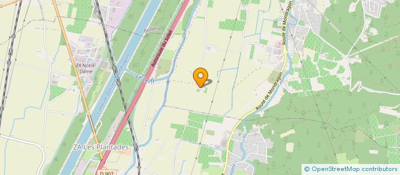 localisation de l'entreprise MADAME JULIA PIZOT  BOLLENE