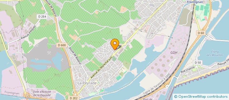 localisation de l'entreprise MADAME JULIA POLITI à FRONTIGNAN